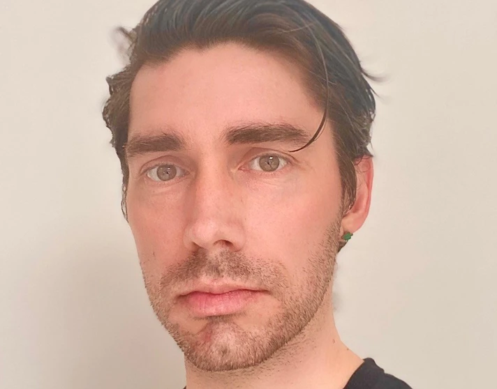 Portrait of Dimitrios Paparakis, lecturer at Glasgow Kelvin College, wearing a black top and looking at the camera against a plain light background. Portrait of Dimitrios Paparakis, lecturer at Glasgow Kelvin College, wearing a black top and looking at the camera against a plain light background.